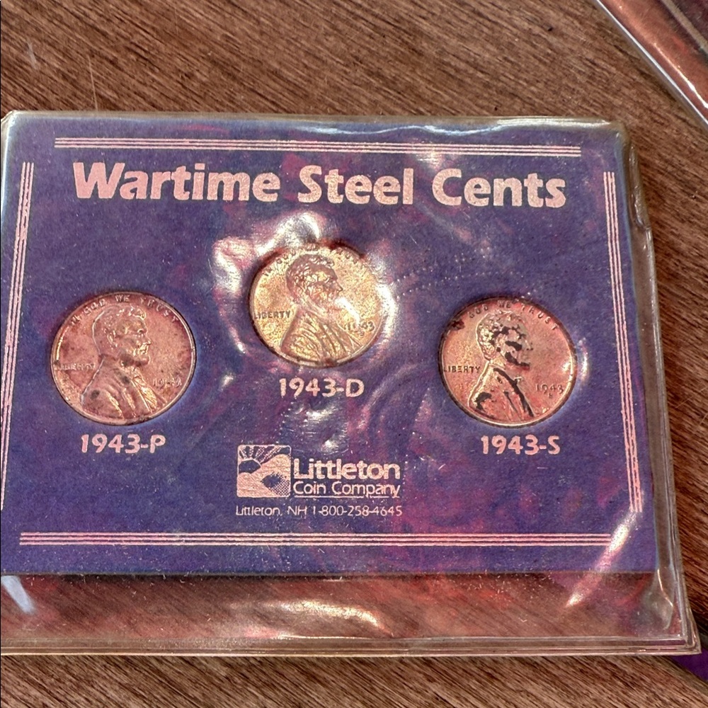 Wartime Steel Cents Set
